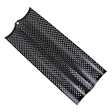 NOLITOY Baguette Backform Wellen Design Slots Schwarz Antihaftbeschichtetes Baking Tray für Französisches Brot Backen Zuhause und Bäckerei