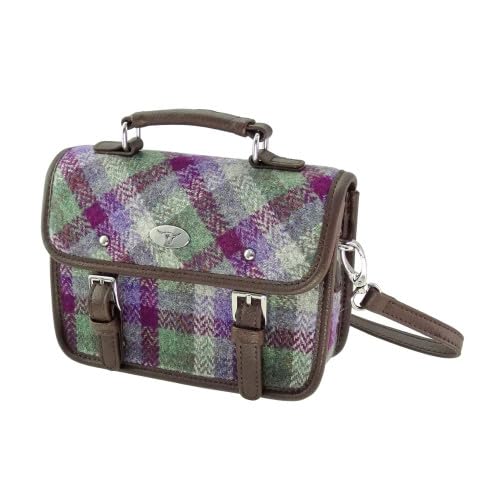 Harris Tweed Bervie Mini Satchel Bag With Adjustable & Removable Shoulder Strap2