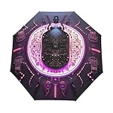 KAAVIYO Cool Abstract Horoscope Umbrella Windproof Automatic Foldable Umbrells Auto Open Close for Men Women Kids