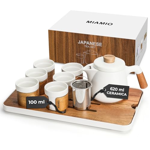 𝐅𝐈𝐋𝐓𝐑𝐎 𝐃𝐈 𝐀𝐋𝐓𝐀 𝐐𝐔𝐀𝐋𝐈𝐓À - Questo set da tè / bollitore in ceramica è dotato di un filtro integrato in acciaio inossidabile che trattiene senza fatica le foglie di tè e le miscele di erbe, assicurando una tazza di tè liscia e soddisfacente ogni volta. Dite addio ai residui di tè e date il benvenuto alla pura indulgenza.