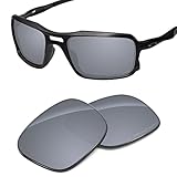 Tintart Performance Lenses Compatible with Oakley Triggerman OO9266 | Triggerman Asian Fit(AF) OO9314 Polarized Etched-Silver Metallic