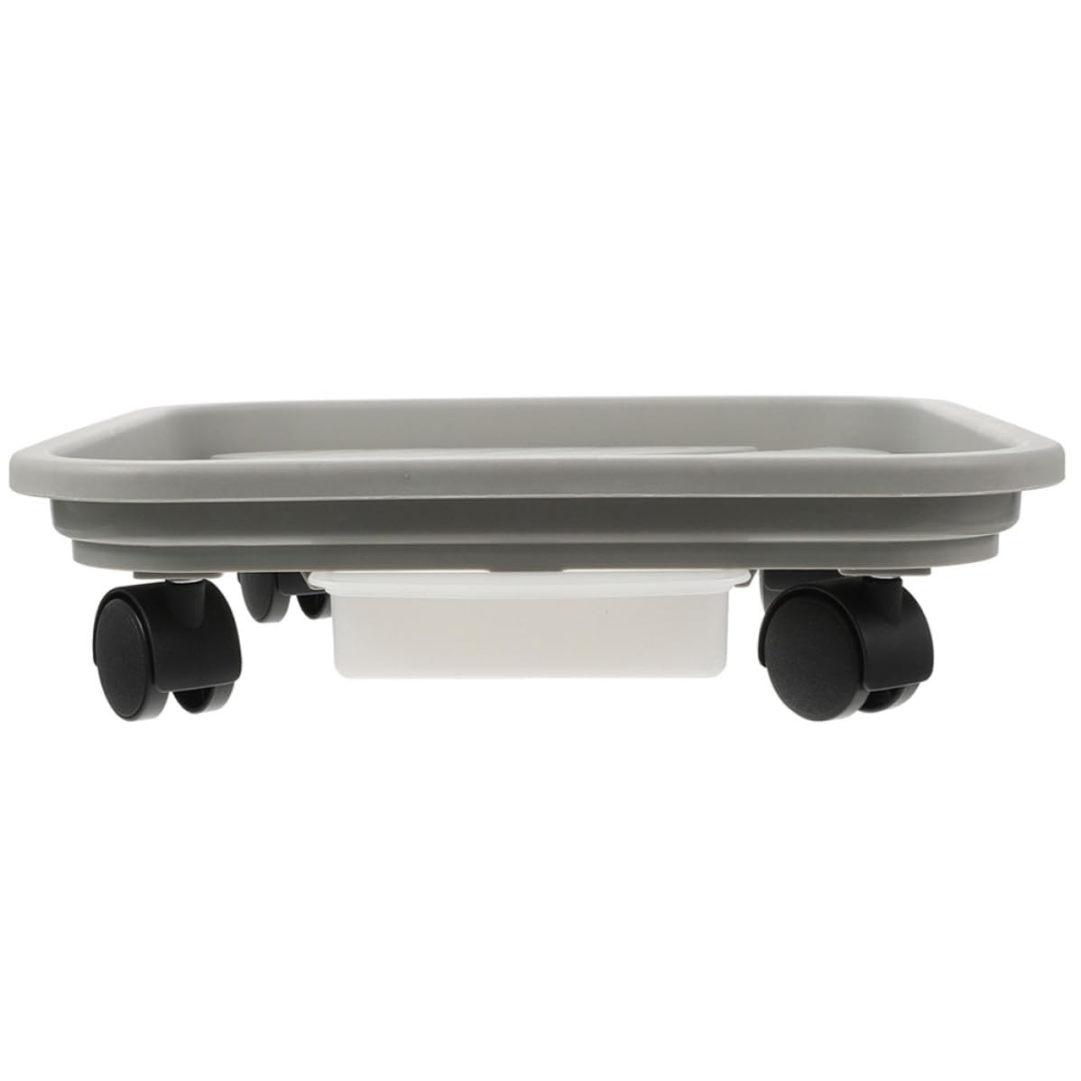 Plateau à roulettes en plastique et acier pour pot de fleurs de 60kg