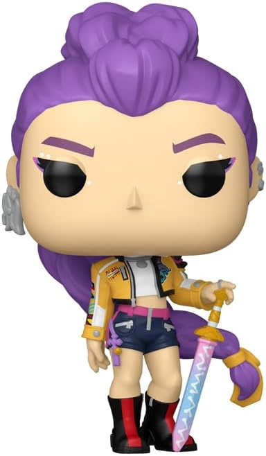 Funko Pop! Kpop Demon Hunters - Set of 3 Huntr/x - Rumi, Mira and Zoey Vinyl Figures Bundled with Box Protector