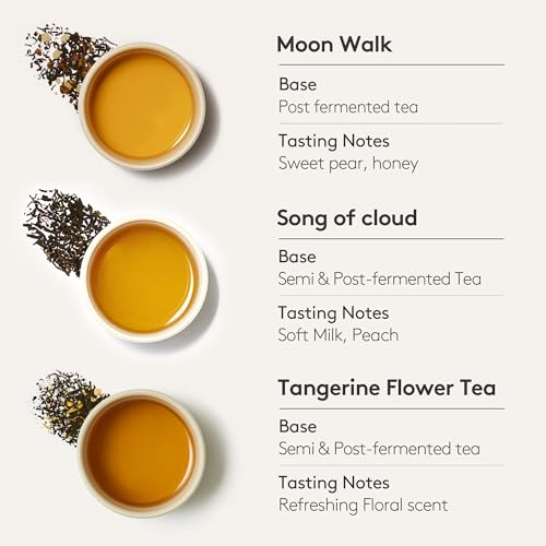 Image of OSULLOC TEA EDITION ISLAND (18 Count, 6 Flavors x 3 ea), Premium Tea Sampler Gift Set, Assorted Variety Handcrafted Pyramid Infuser Bags