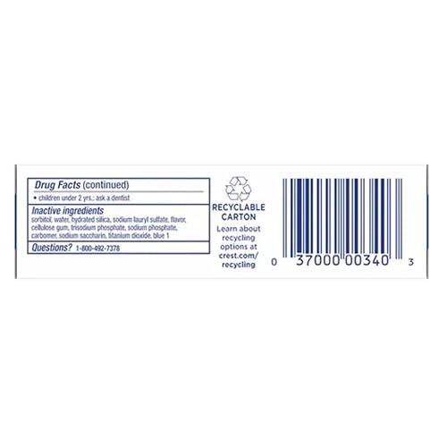 Crest Cavity Protection Toothpaste - 0.85 oz - 2 pk - image 4