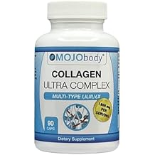 Multi Collagen Capsules Ultra Complex Types I, II, III, V & X Complex Multi Collagen Protein Blend for Anti-Aging, Hair, Skin, Nails and Joints, 1500mg Per Serving, 90 Capsules
