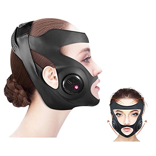 V-Shaped Thin Face Slimming, Double Chin Lifting Device Cheek Electric Facial Lifting Machine V-Line Lift Up Bandage