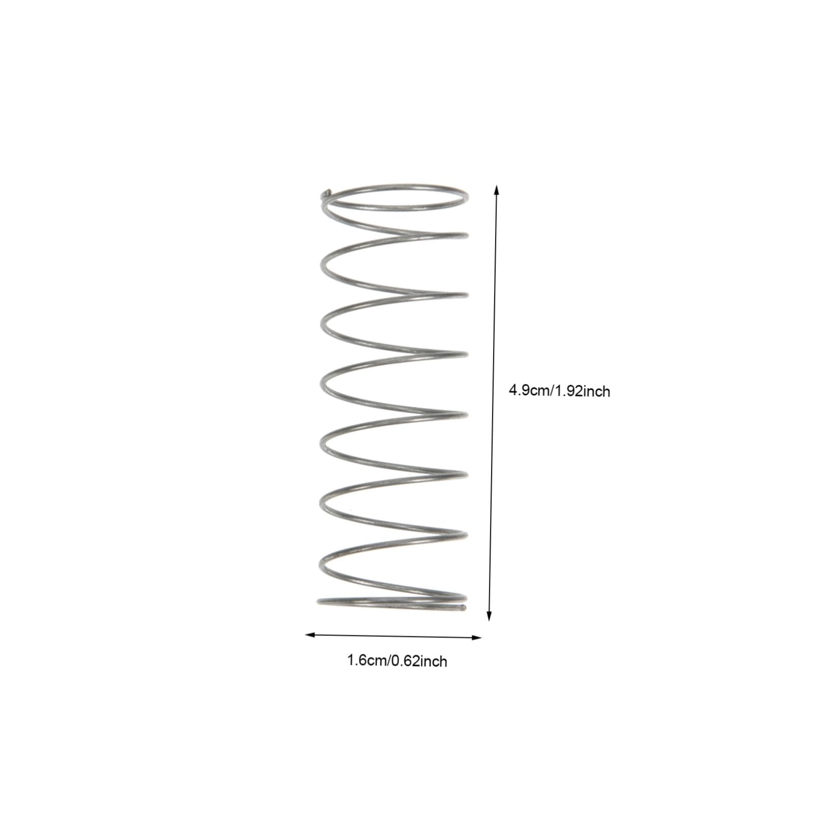 Ressorts de Bouton pour Trompette et Bugle, Acier Inoxydable Argenté, Lot de 3, Faciles à Installer pour Réparation D’Instrument