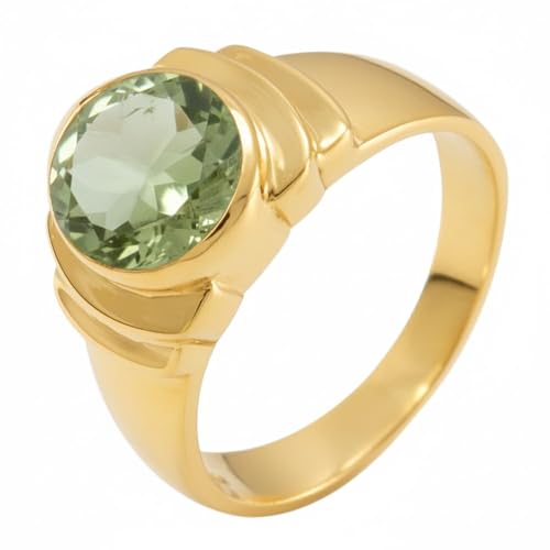 Image of 55Carat Choose Your Color Natural Birthstones 18 K Gold Plated Ring Bold Statement Jewellery Sizes 4-13
