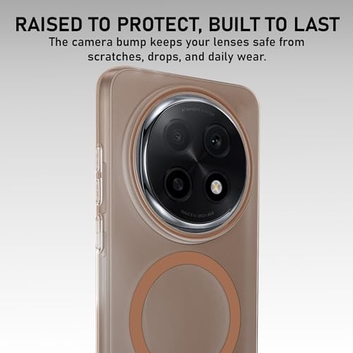 GADVIK Oppo F29 Pro 5G Frosted Hard Back Cover Brown - Image 6