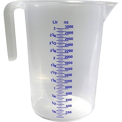 Récipient avec 2 graduations lisibles et bec verseur ergonomique - 2