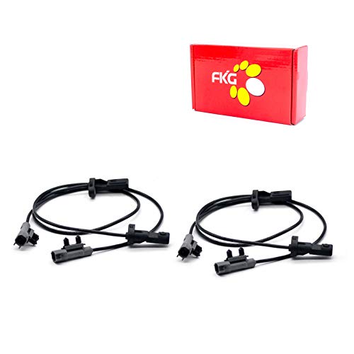 FKG ABS Wheel Speed Sensor Rear Left and Right ALS1401 for 2006-2010 Jeep Commander 3.7L 4.7L 5.7L, 2005-2010 Jeep Grand Cherokee 3.7L 4.7L 5.7L 3.0L 6.1L, Set of 2