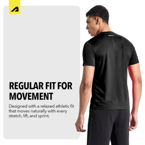 Image of Boldfit Tshirt for Man Regular fit Gym t Shirts for Men Workout Active wear t Shirt for Man Running Mens t-Shirts Running Tshirt for Men Workout Gym wear Mens, Polyester
