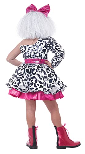 Disfraz de niña Diva L.O.L Surprise Small blanco negro rosa miniatura 3