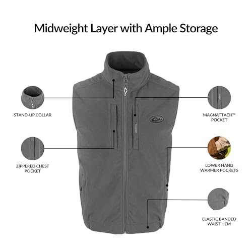 Drake Waterfowl womens Mst Windproof Layering Vest2