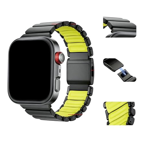 [PLYYQZM] �`�^���V���R���X�g���b�v,�ɍ��� Hua Wei Watch Fit 5/4/3/5Pro/4Pro �������X�g�o���h�R���A,�ɍ��� Hua Wei Watch Fit5 Pro�u���X���b�g�ɓK�p(Black green,For Fit