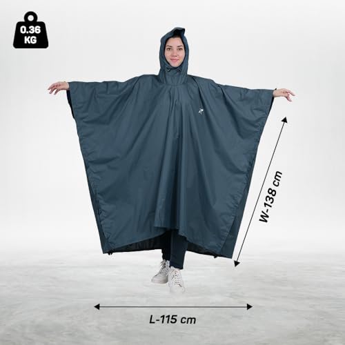 Image of ROCKSPORT Unisex Outdoor Rain Poncho for Adult,Multi Use, Waterproof, Lightweight, Reusable & Packable, One Size Fits Most