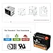 CB CHROMEBATTERY YTX20HL-BS 12 V 310 CCA AGM – Maintenance-Free 19 Ah Battery for ATV, UTV, Motorcycle, Snowmobile, Jet Ski – T3 Nut & Bolt Terminal – Fits Harley, Yamaha, Polaris & More