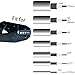 Coax Crimper Crimping Tool with 3 Interchangeable Dies for BNC SMA N PL259 UHF TNC and other RF Connectors. Fits RG174 RG58 RG59 RG6 RG11 RG213 LMR400 and Other 1.07-10.9mm Coaxial Cables