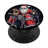 Photo Gallery batterista babbo natale per gli amanti della rock band e della batteria popsockets popgrip intercambiabile Photo Gallery batterista babbo natale per gli amanti della rock band e della batteria popsockets popgrip intercambiabile