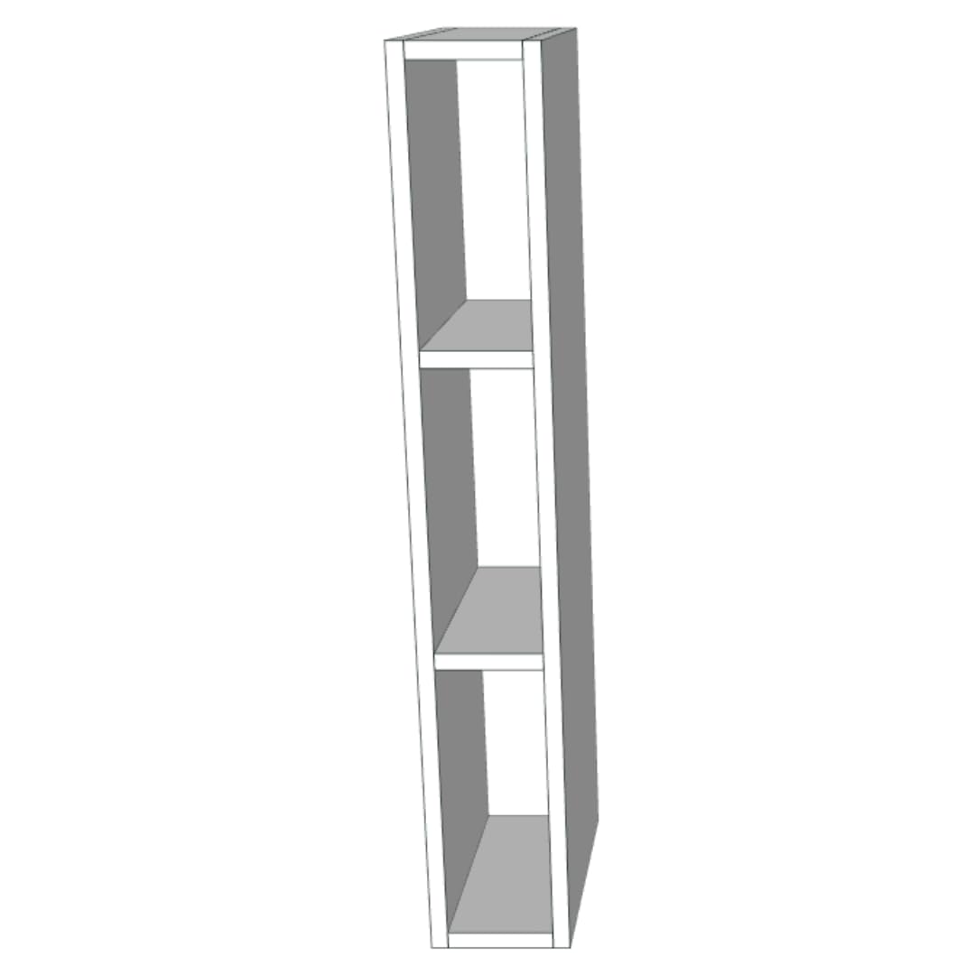 Generico mobili pensili cucina colore bianco opaco varie misure altezza 96cm (H 96 cm X L 15 cm X P 33 cm)