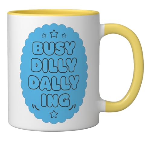 Taza de cerámica con frase retro divertida 11 oz miniatura 2