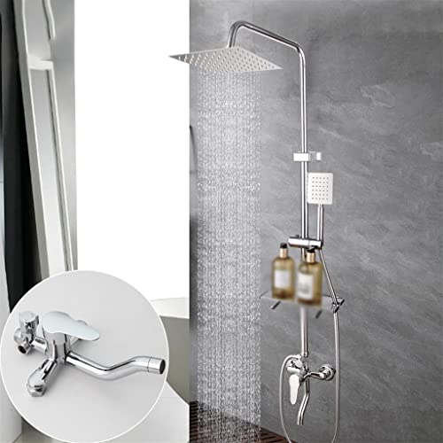Mitigeur de douche effet pluie avec tablette pour transformer votre salle de bain