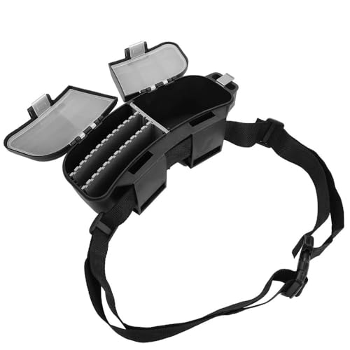 Fishing Tackle Box Waist Pack - Organizador de Pesca Multifuncional con Cinturón Ajustable para Anzuelos y Cebo, Almacenamiento Compacto para Pesca en Orilla y Vadeo miniatura 4
