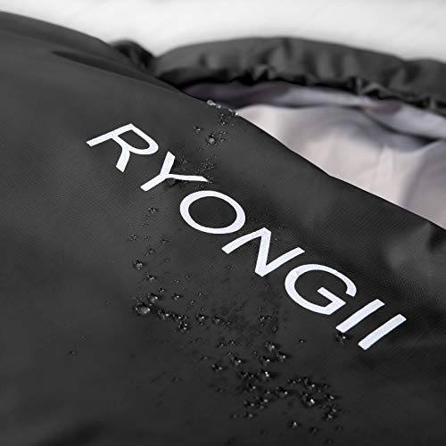 Ryongii Sleeping Bags 32℉ For Adults Teens - 4 Seasons Warm Cold Weather Portable Waterproof Kids Youth For Indoor & Outdoor, Camping, Backpacking And Outdoors Hiking(Dark Grey) #TOP6