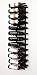 VintageView Wall Series (4 Ft) - 36 Bottle Wall Mounted Wine Rack (Satin Black) Stylish Modern Wine Storage with Label Forward Design