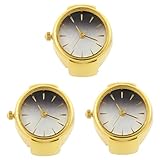 Mikikit 3 STK Ringuhr Für Digital Elastische Fingeruhr Modeuhren Für Mode Finger Dekorative Uhr Altmodisch Metall Elastischer