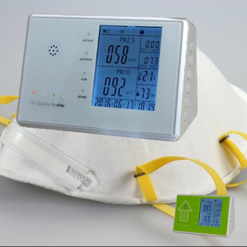 Fijnstofmeter Deeltjesmeter Laser PM2.5/PM10 Formaldehyde Methylbenze Fs3 Wit Fijnstofmeter Deeltjesmeter Laser PM2.5/PM10 Formaldehyde Methylbenze Fs3 Wit