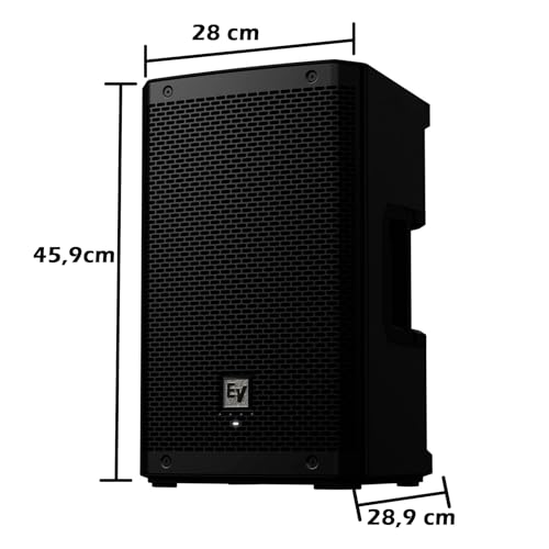 Caixa de Som de Electro Voice Ativa ZLX-8P-G2 1000w 8 Polegadas