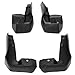 IKON MOTORSPORTS, Mud Guards Compatible with 2016-2021 Honda Civic Sedan, Factory Style Black PP Splash Flaps Fender 4Pcs