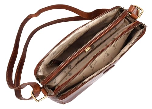 Sac à main en cuir véritable d'exception SICYON finition luxe