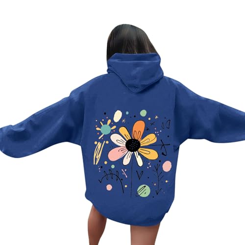 Sweatshirt avec poche cordon coupe ample pour masquer les rondeurs - 2