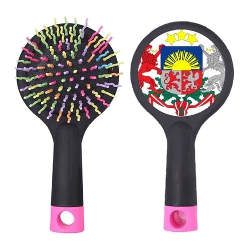 Brosse à cheveux démêlante Lettonie anti-tiraillement à coussin