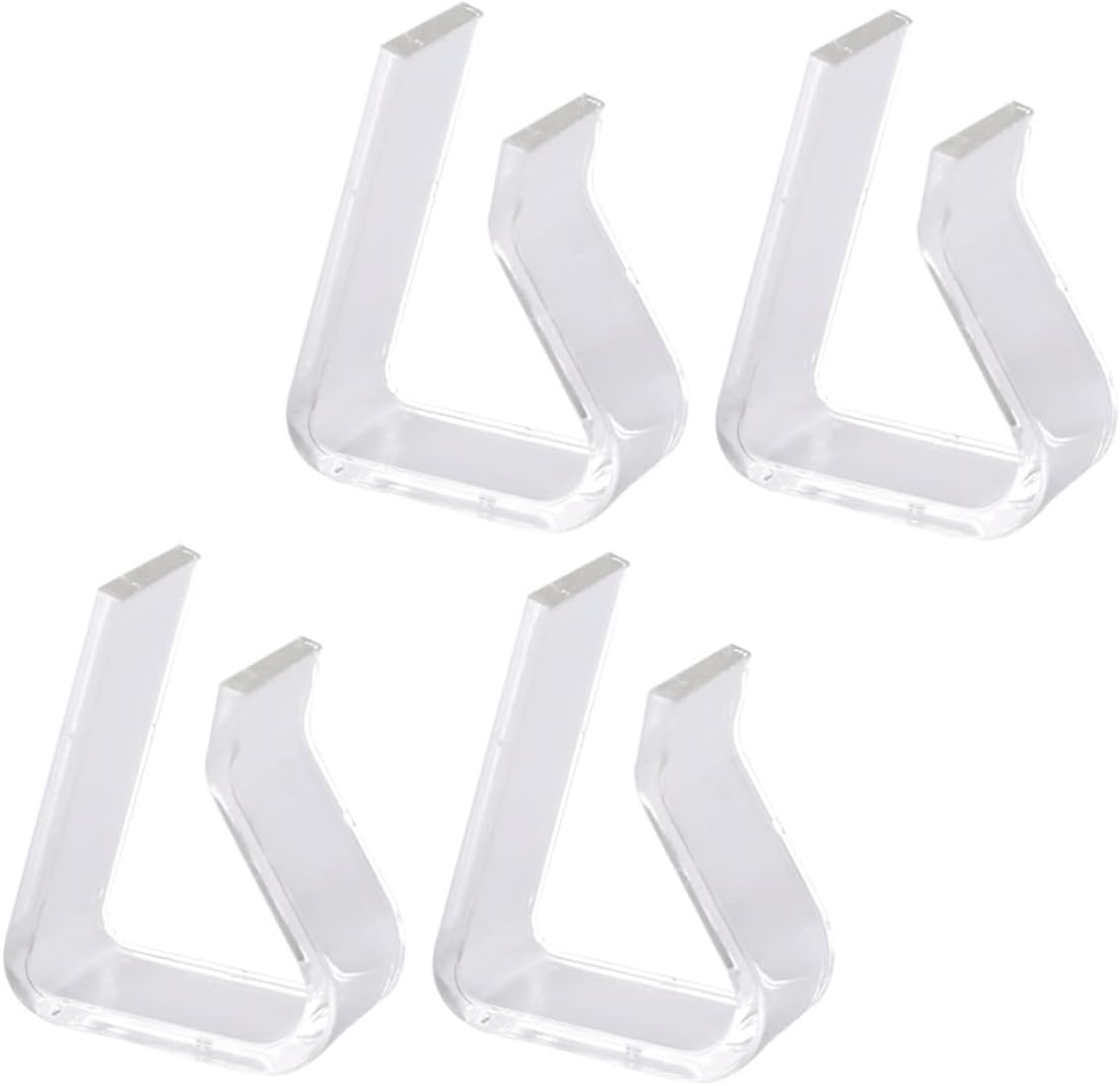 2sets Picnic Table Clips Heavy Duty Tablecloth Holders Prevent Flipping Perfect for Camping Patios and Parties 4pcs*2