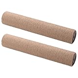 Xoeryoy 2Pcs Cat Scratching Post Replacement, 16 Inch Wear-Resistant Jute Cat Tree Replacement Post, 8mm Bolts, Easy to Install