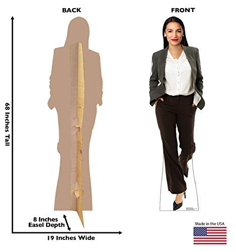 Image of Cardboard People Representative Alexandria Ocasio-Cortez Life Size Cardboard Cutout Standup