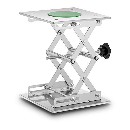 Steinberg Systems Elevador De Laboratorio Dispositivo Elevación SBS-LJ-200 (Capacidad de carga: 5 kg, Altura: de 7,5 a 27 cm, Superficie: 20 x 20 cm)