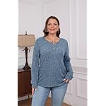 XIEERDUO Sweater for Women Long Sleeve Henley Shirts Tunic Tops to Wear with Leggings crew neck Sweaters Trendy 2024 - Image 3