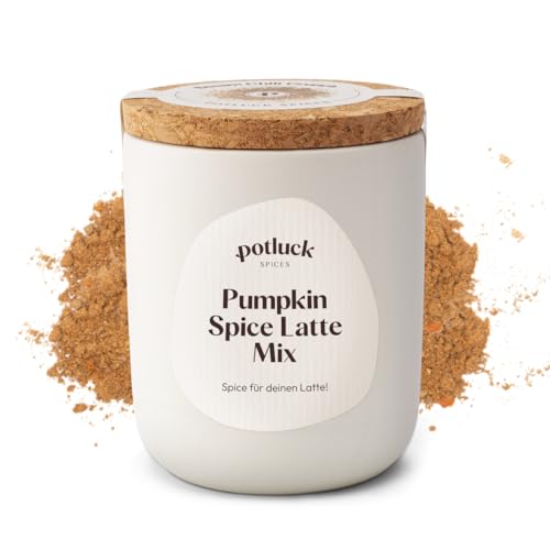 Potluck | Pumpkin Spice Latte Mix | Gewürzzubereitung für Heißgetränke | 70g im Keramiktopf