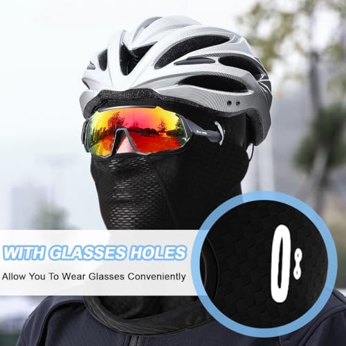 Image of PROBEROS Balaclava for Men Face Mask Sun UV Protection Breathable Full Head Mask for Men Women Skiing Cycling