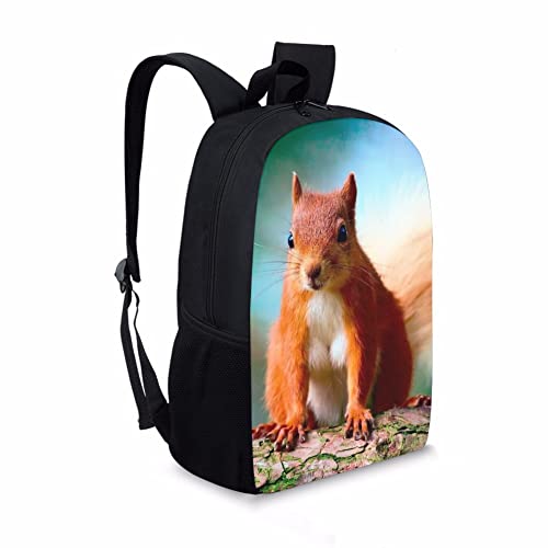 Allcute Squirrel School Travel Backpack Bookbags, Casual Bag Gifts For Children Animal Print #TOP1