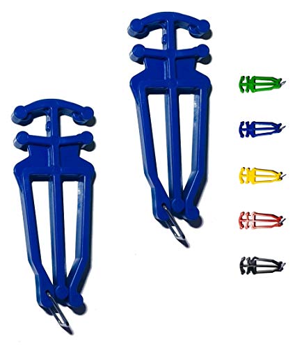 Bagdent Suporte para esquis, bastões e esquis, 1 par, suporte universal para vara de esqui nórdico -