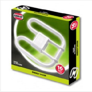 Eveready 2D Lamp 16W 2 PIN 240V CFL