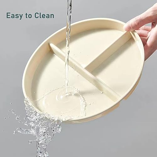 Ruibolu UNBREAKABLE DIVIDED PLATES 5PCS For Kids Adults, Compartment Plates thumb #6