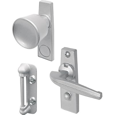 Prime-Line Products K 5000 Tulip Knob Latch Set for Screen or Storm Door, Aluminum