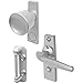 Prime-Line Products K 5000 Tulip Knob Latch Set for Screen or Storm Door, Aluminum